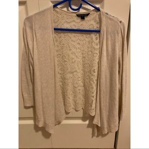 Beige American Eagle cardigan
